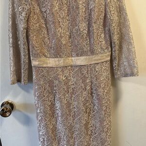 Elegant Lace Dress in Cream